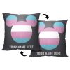 [Personalization Only] Disney Pride Trans Flag Mickey Personalized Printed Throw Pillow