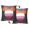 [Personalization Only] Disney Pride Lesbian Flag Mickey Personalized Printed Throw Pillow