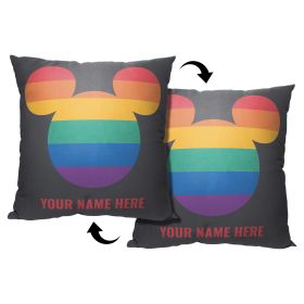 [Personalization Only] Disney Pride Gay Flag Mickey Personalized Printed Throw Pillow