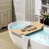 Immerse Yourself in Unmatched Luxury with Our Handcrafted Solid Surface Freestanding Bathtub - Perfect for Relaxation and Rejuvenation - 62.90*29.52 2