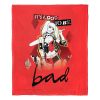 DC Comics Batman Silk Touch Throw Blanket, 50" x 60", Good to be Bad
