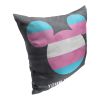 [Personalization Only] Disney Pride Trans Flag Mickey Personalized Printed Throw Pillow
