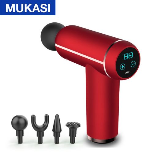 MUKASI LCD Display Massage Gun Portable Percussion Pistol Massager For Body Neck Deep Tissue Muscle Relaxation Gout Pain Relief MUKASI LCD Display Massage Gun Portable Percussion Pistol Massager For Body Neck Deep Tissue Muscle Relaxation Gout Pain Relief