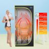 Portable Plus Type Full Size Far Infrared Sauna tent. Spa, Detox ,Therapy and Relaxation at home.Larger Space,Stainless Steel Pipes Connector Easy to