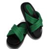 Women's Slippers Silk Soft Platform Ladies Slides Shoes 2022 Summer Fashion Thick Bottom Female Slipper Woman Flip-flops